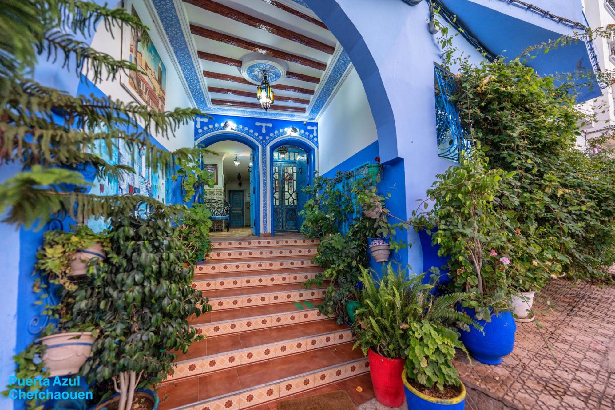 Puerta Azul Bed & Breakfast Chefchaouen Bagian luar foto